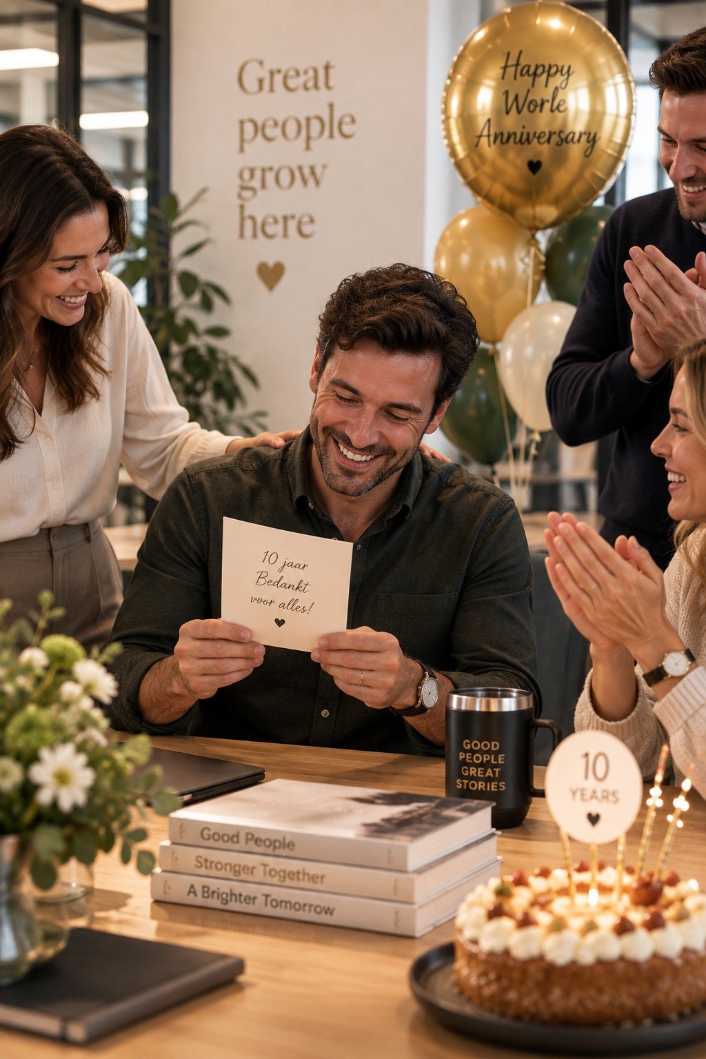 Geschenk Jubilaris - 10 jaar in dienst